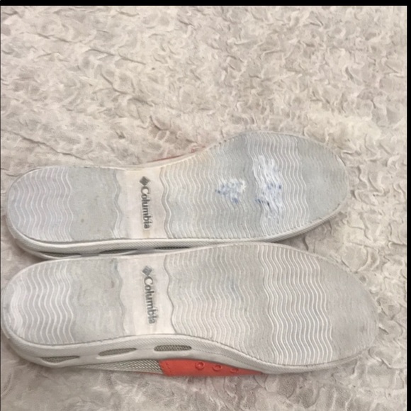 Columbia Sneakers Slip-On  Canvas Mesh Coral.  Size 8 - Picture 7 of 7